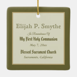 聖餐式を受け取った聖タルシウス(BL 02) セラミックオーナメント