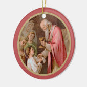 聖餐式を受け取った聖タルシウス(BL 02) セラミックオーナメント (左)