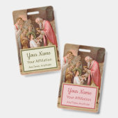 聖餐式を受け取った聖タルシウス(BL 02) バッジ (表裏)