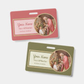 聖餐式を受け取った聖タルシウス(BL 02) バッジ (表裏)