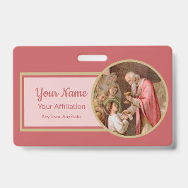 聖餐式を受け取った聖タルシウス(BL 02) バッジ