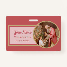 聖餐式を受け取った聖タルシウス(BL 02) バッジ