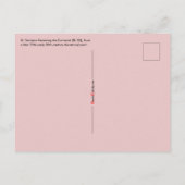 聖餐式を受け取った聖タルシウス(BL 02) ポストカード (裏面)