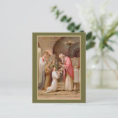 聖餐式を受け取った聖タルシウス(BL 02) ポストカード (スタンド正面)