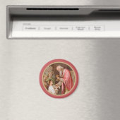 聖餐式を受け取った聖タルシウス(BL 02) マグネット (インサイチュ (食洗機))