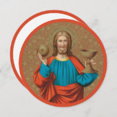 聖餐式を持ち上げるイエス(SNV 050) (正面/裏面)