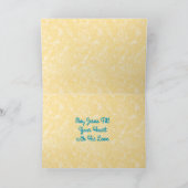 聖餐式を持ち上げるイエス(SNV 050) カード (内部)