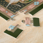 聖餐式を持ち上げるイエス(SNV 050) ジグソーパズル (側面)