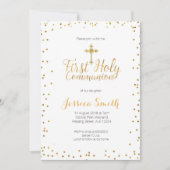 聖餐式エレガントへの招待 招待状 (正面)