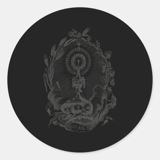 聖餐式カトリック崇拝 ラウンドシール (正面)