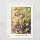 聖餐式ハートイエスチャリスホスト 招待状 (正面)