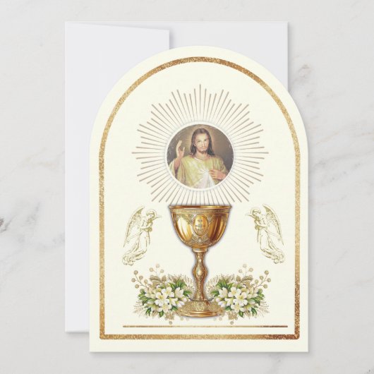 聖餐式フローラ 招待状 (正面)