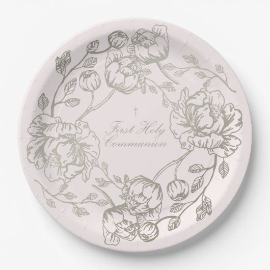 聖餐式プレート ペーパープレート (正面)