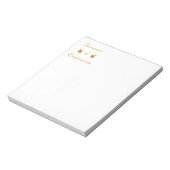 聖餐式ホストと聖杯の黄金の聖餐式 ノートパッド (回転)