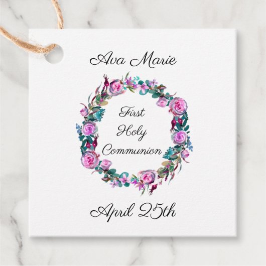 聖餐式リース フェイバータグ (正面)