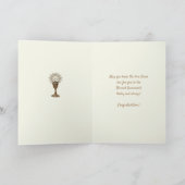 聖餐式ヴィンテージ祭壇 カード (内部)