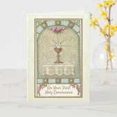 聖餐式ヴィンテージ祭壇 カード (黄色い花)