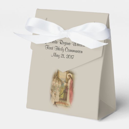 聖餐式伝統的の第一回目 フェイバーボックス (正面サイド)
