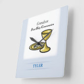 聖餐式体と血孫 スクエア壁時計 (傾斜)