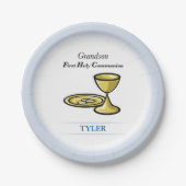 聖餐式体と血孫 ペーパープレート (正面)