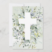 聖餐式招待状緑 招待状 (裏面)