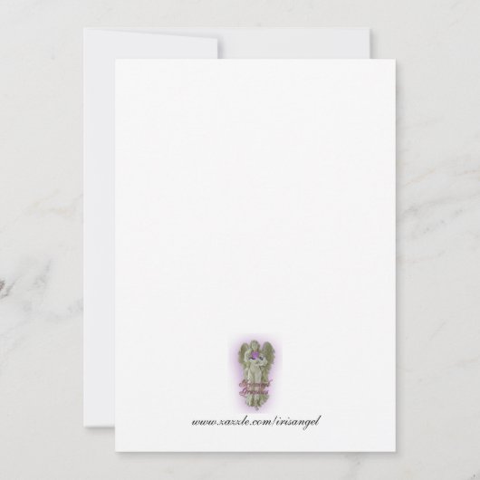 聖餐式招待状 招待状 (裏面)