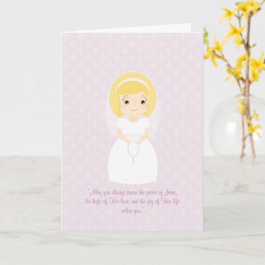 聖餐式祈りの言葉 カード (黄色い花)