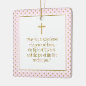 聖餐式祈りの言葉 セラミックオーナメント (左)