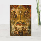 聖餐式第1回聖体像 カード (正面)