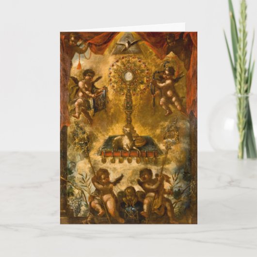 聖餐式第1回聖体像 カード (正面)