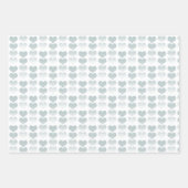 聖餐式聖人十字ハートと点 ラッピングペーパーシート (正面3)