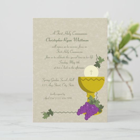 聖餐式1 招待状 (スタンド正面)