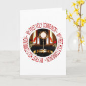 聖餐式 カード (黄色い花)