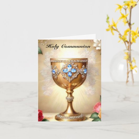 聖餐式 カード (黄色い花)