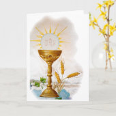 聖餐式 カード (黄色い花)