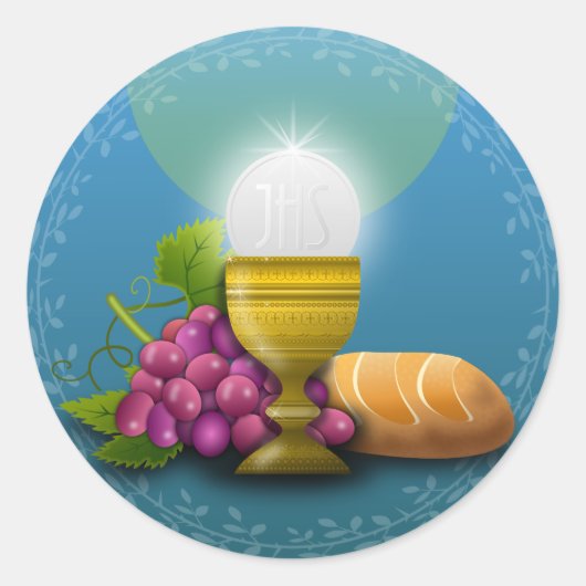 聖餐式 ラウンドシール (正面)