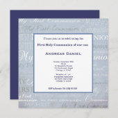 聖餐式 招待状 (正面/裏面)