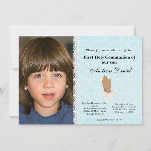 聖餐式 招待状 (正面)