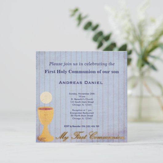 聖餐式 招待状 (スタンド正面)