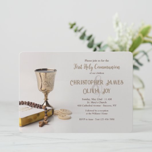 聖餐式 招待状 (スタンド正面)