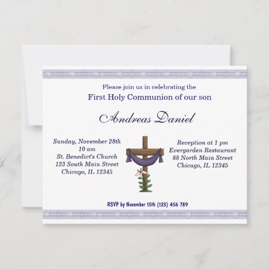 聖餐式 招待状 (正面)