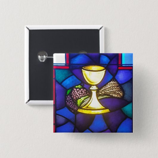 聖餐式 缶バッジ (正面&裏面)