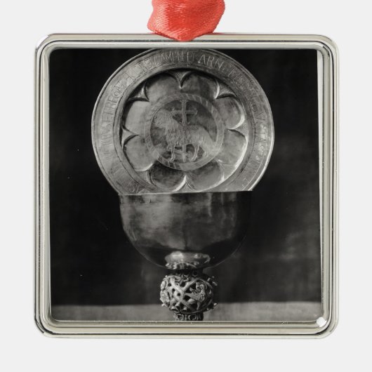 聖餐杯および聖餐式のプレート メタルオーナメント (正面)