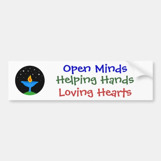 聖餐杯のバンパーステッカー バンパーステッカー (正面)