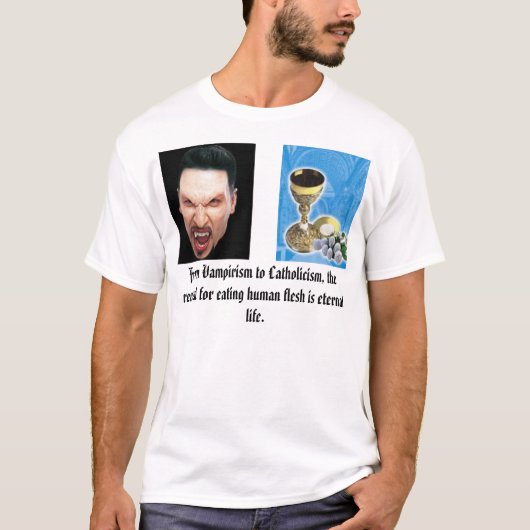 聖餐杯のホスト、Vampirisからの吸血鬼、… Tシャツ (正面)