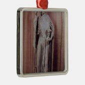 聖餐杯を保持する教会の寓話的な姿 メタルオーナメント (右)