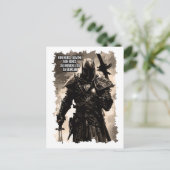 聖騎士団テンプラールのモットーヴィンテージ シーズンポストカード (スタンド正面)