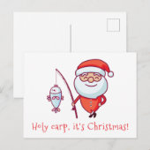 聖鯉クリスマスだ ポストカード (正面/裏面)