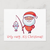 聖鯉クリスマスだ ポストカード (正面)