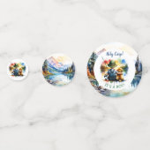 聖鯉！男の子だ！赤ちゃんシャワー コンフェッティ (正面)